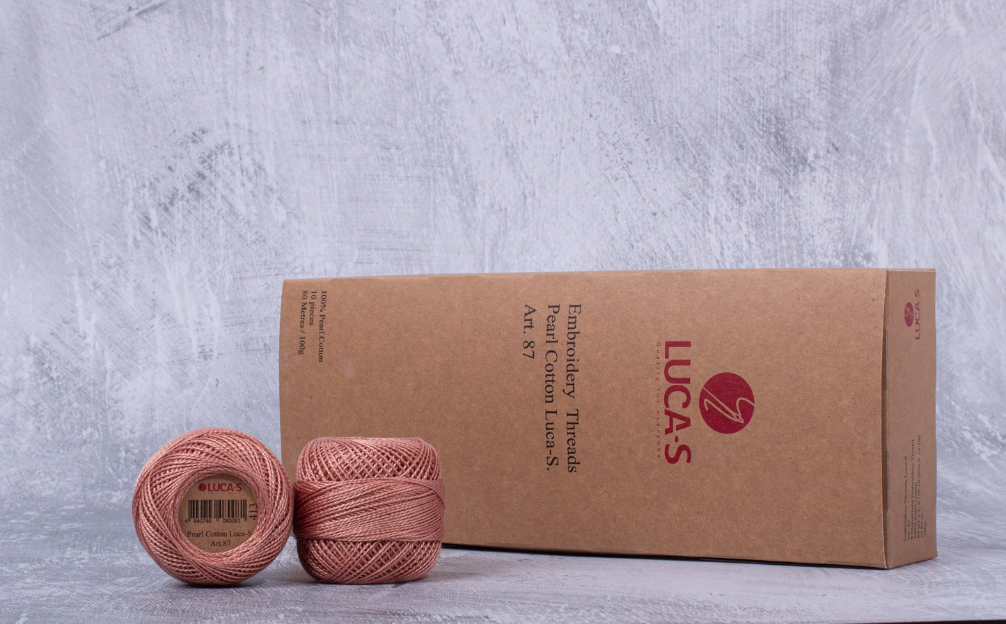Embroidery Threads - Box, Pearl Cotton Luca-S, Art. 87 / 413