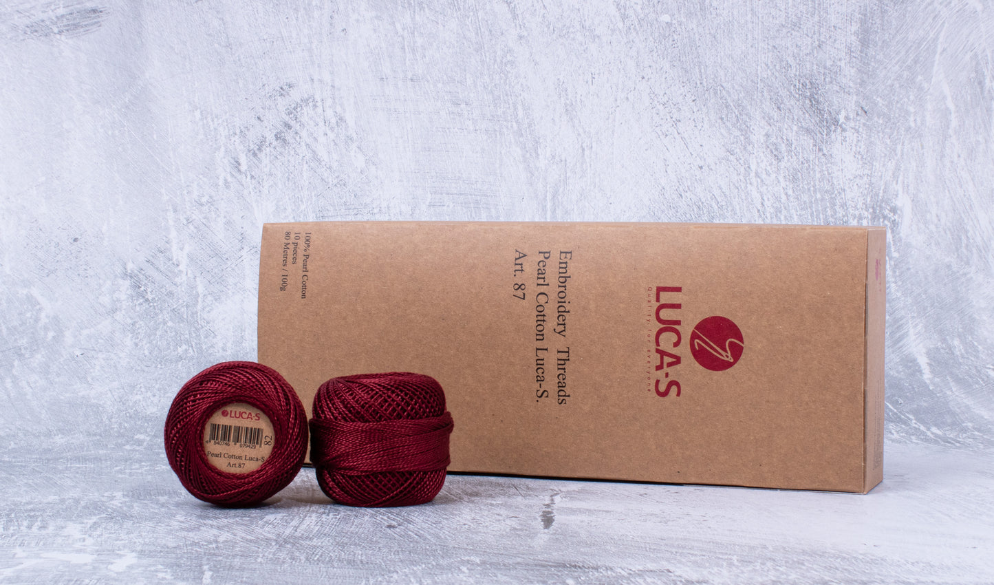 Embroidery Threads - Box, Pearl Cotton Luca-S, Art. 87 / 82