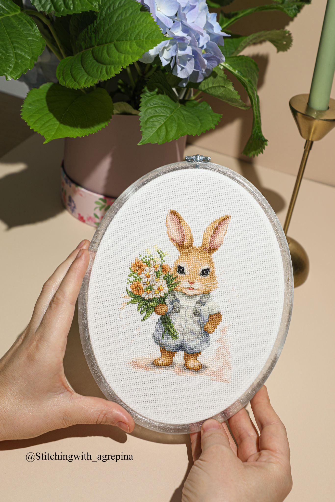 Cross Stitch Kit Luca-S - The Bunny's Surprise, B1409