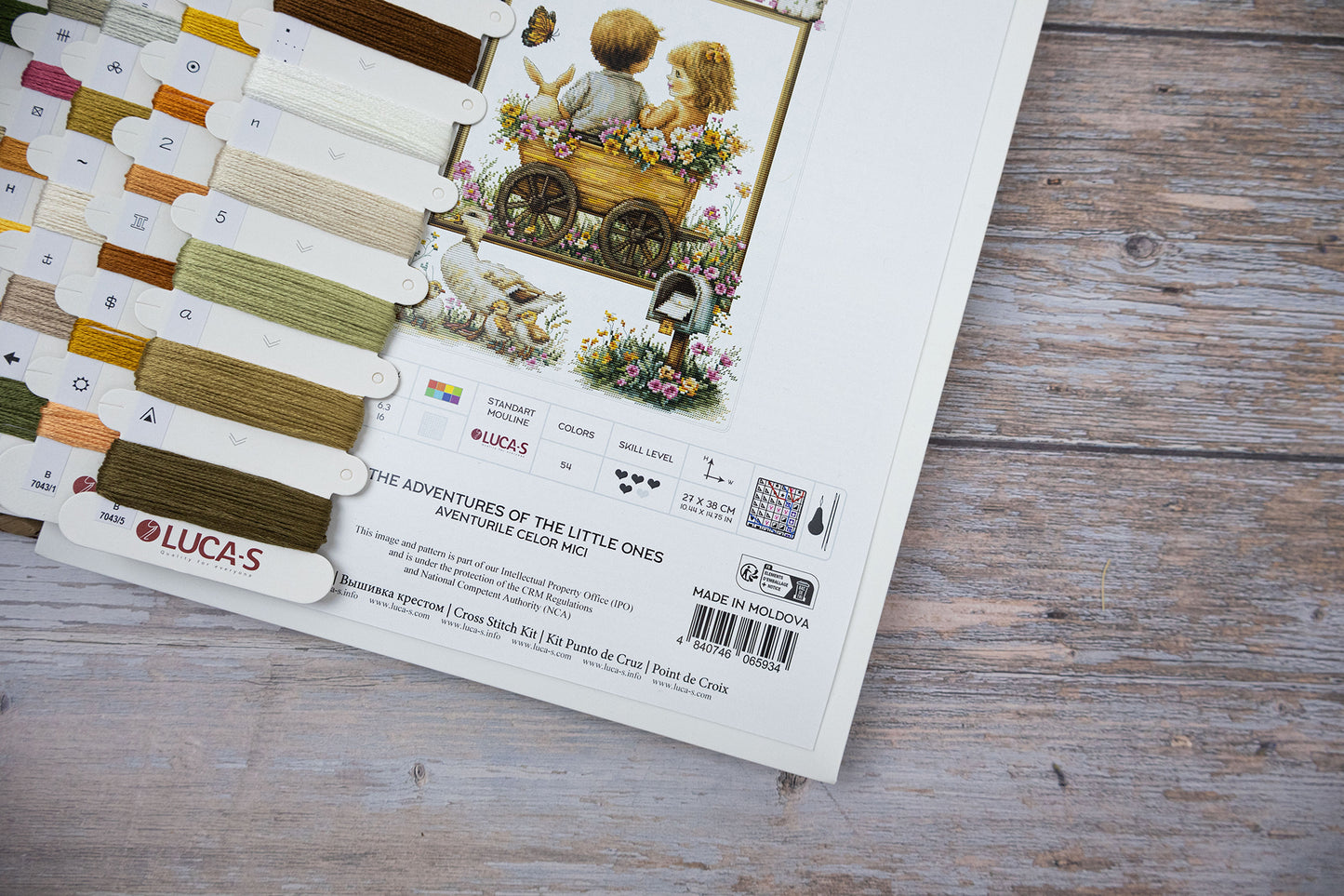 Cross Stitch Kit Luca-S - The Adventures of The Little Ones, B7043