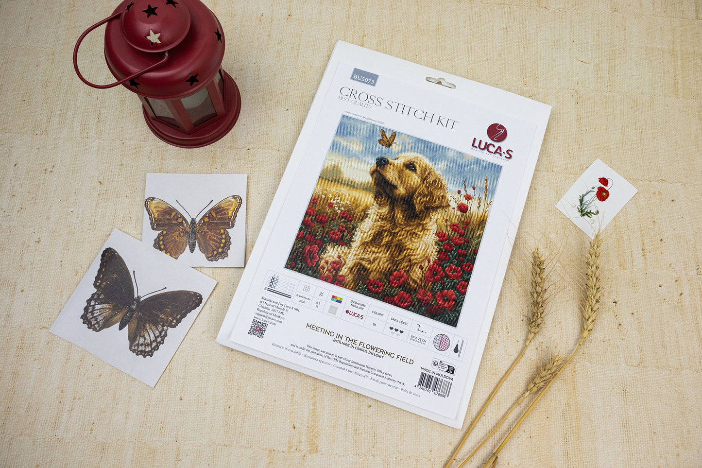 Cross Stitch Kit Luca-S - Meeting in the Flowering Field, BU5073