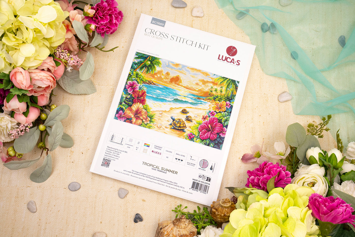 Cross Stitch Kit Luca-S - Tropical Summer, BU5089