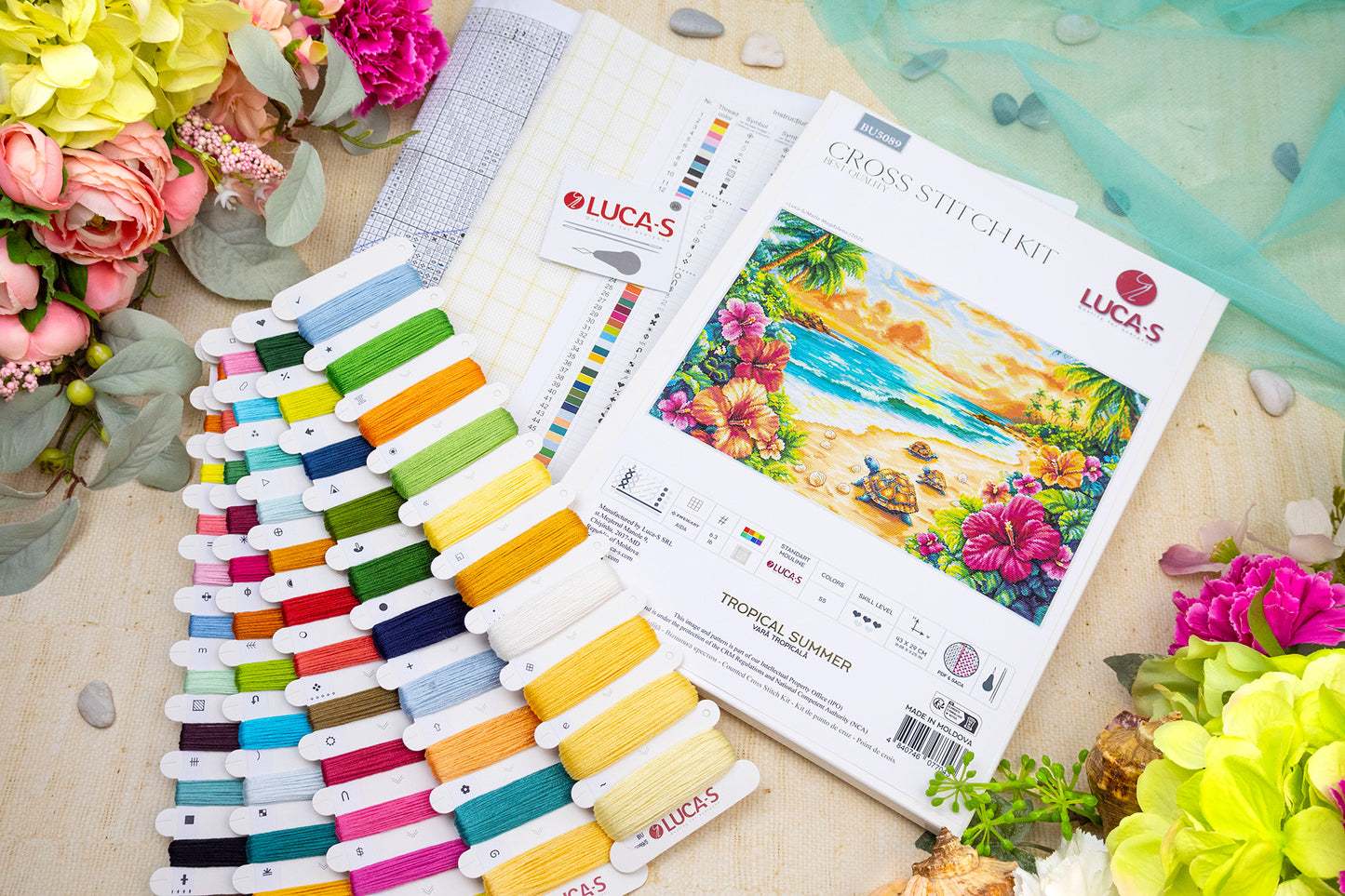 Cross Stitch Kit Luca-S - Tropical Summer, BU5089