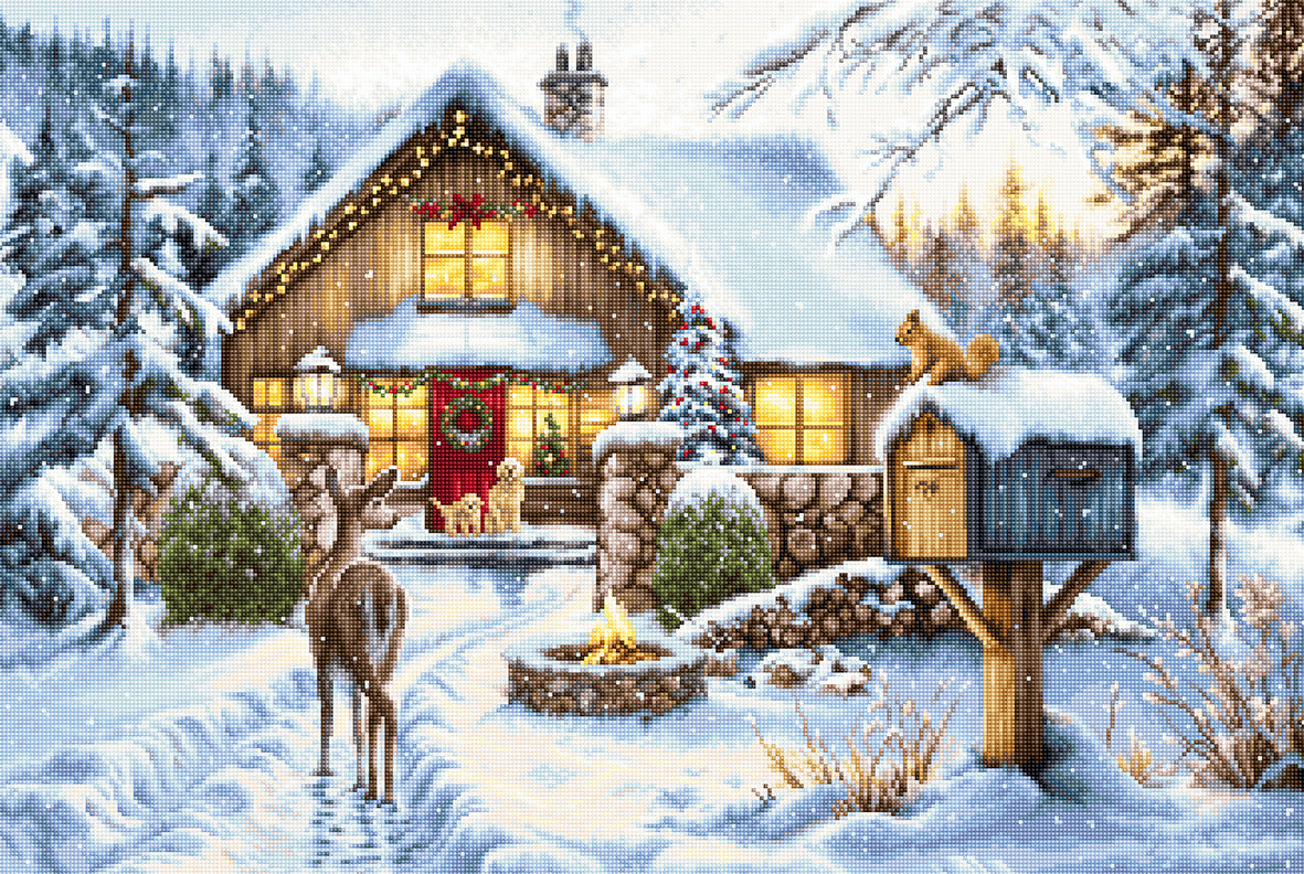 Petit Point Kit Luca-S Gold - Saying Hello, G733