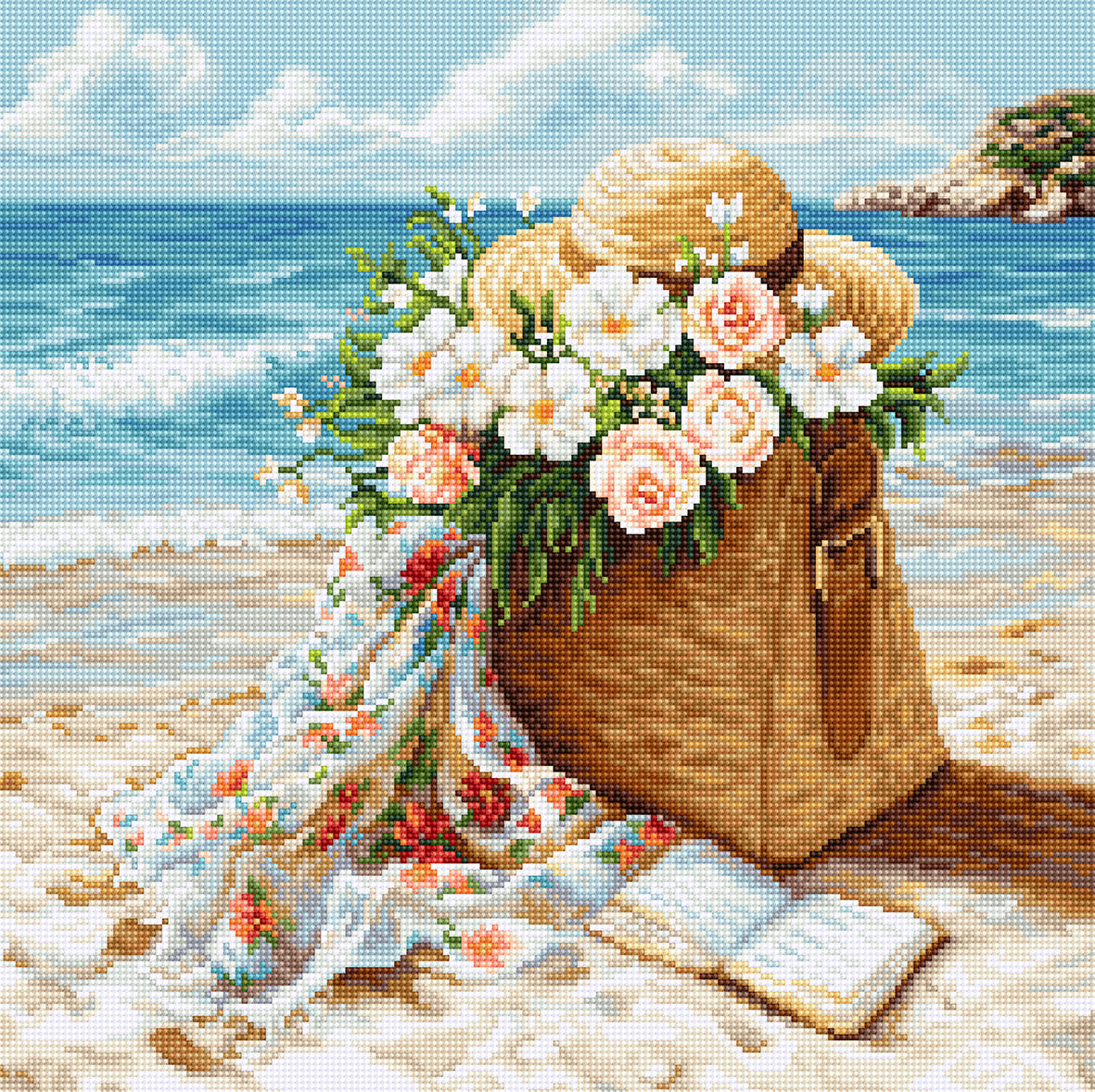 Cross Stitch Kit Luca-S - Azure Beach, B735 – Luca-S Wholesale