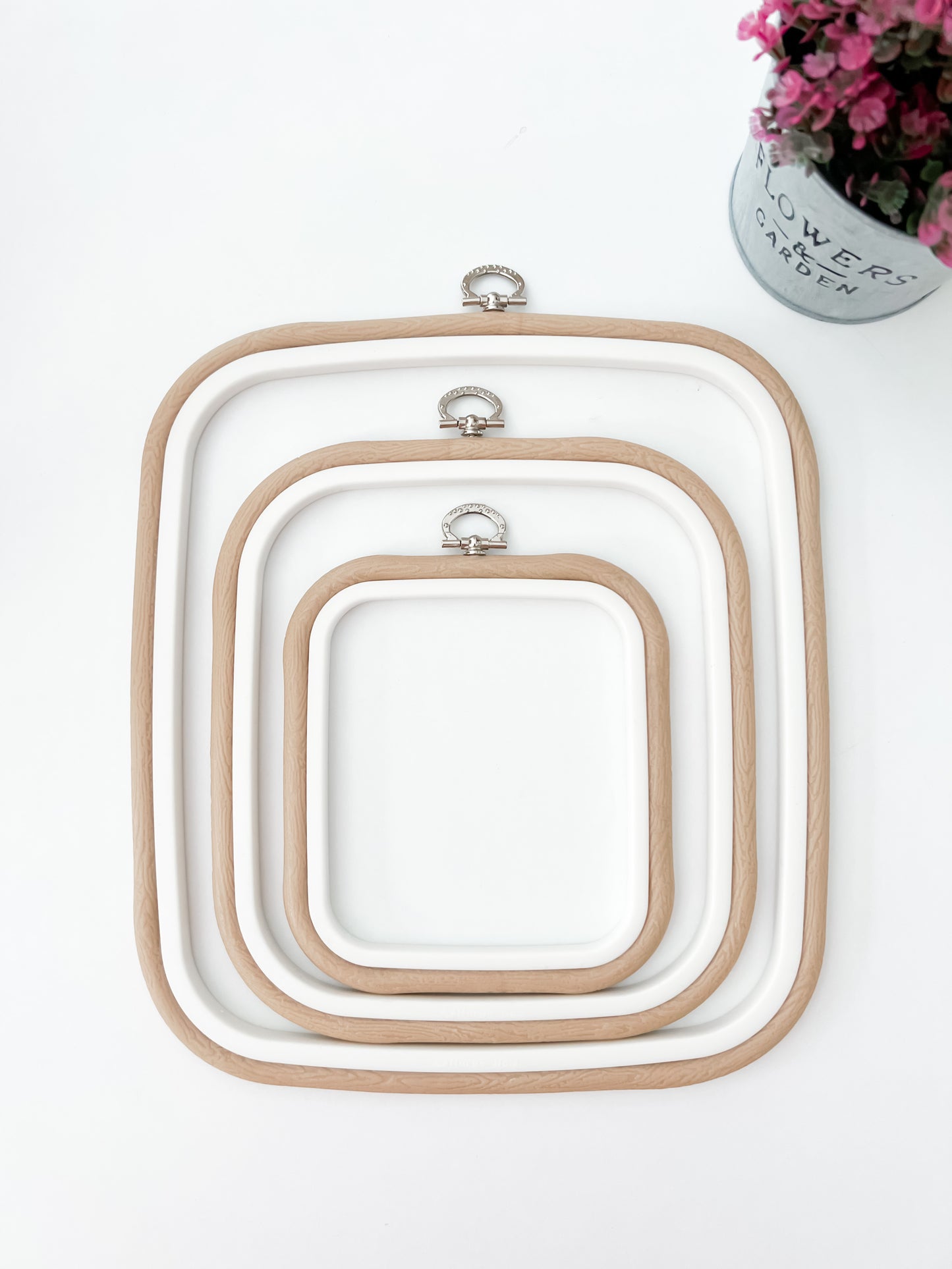 Embroidery Hoops - Nurge Flexi Hoops, Square