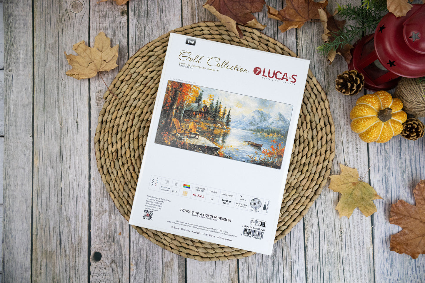 Petit Point Kit Luca-S GOLD - Echoes of a Golden Season, G716