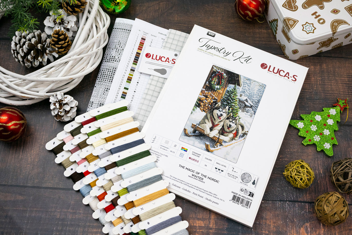Petit Point Kit Luca-S - The Magic of the Nordic Winter, G722