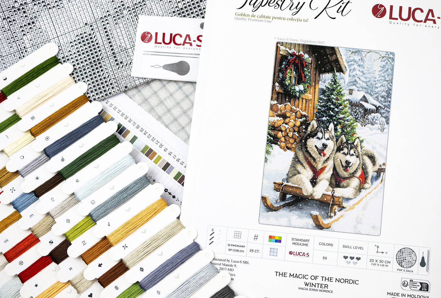 Petit Point Kit Luca-S - The Magic of the Nordic Winter, G722