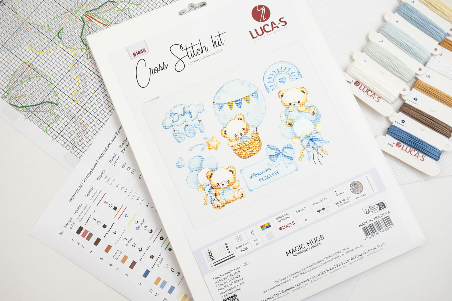 Cross Stitch Kit Luca-S - Magic Hugs, B1445