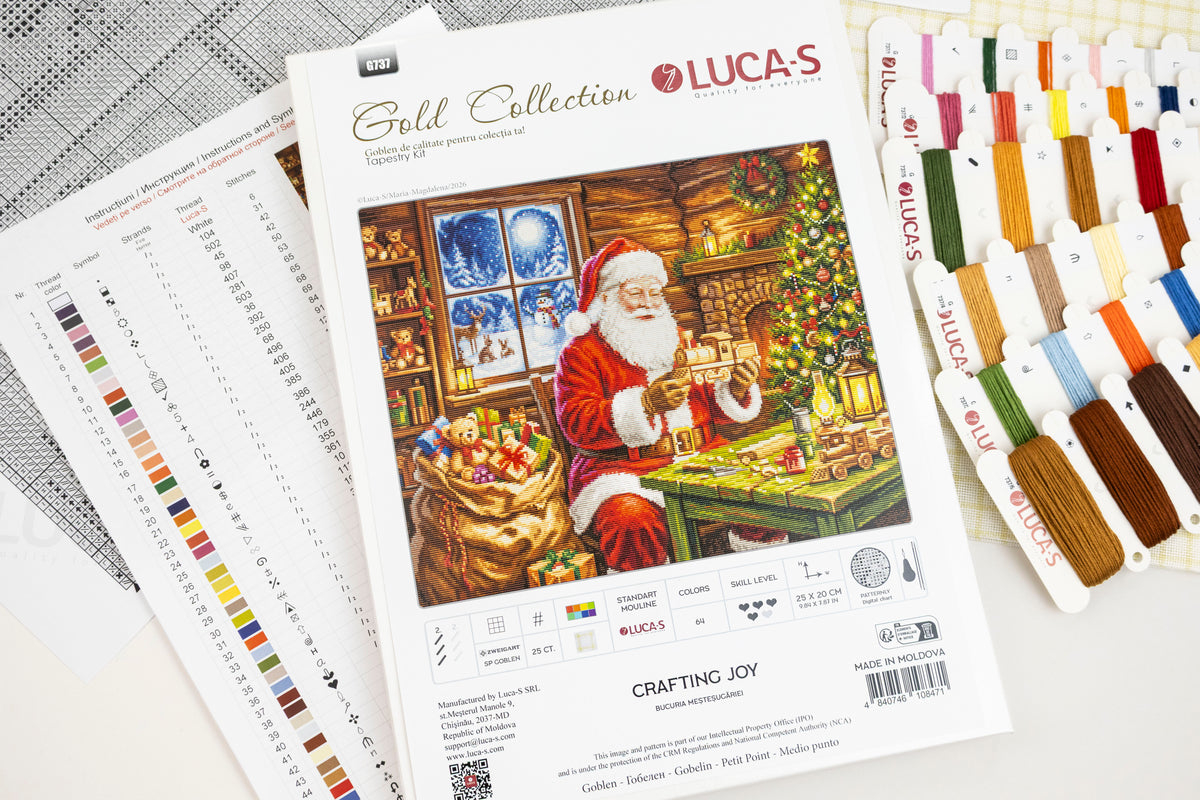 Petit Point Kit Luca-S GOLD - Crafting Joy, G737