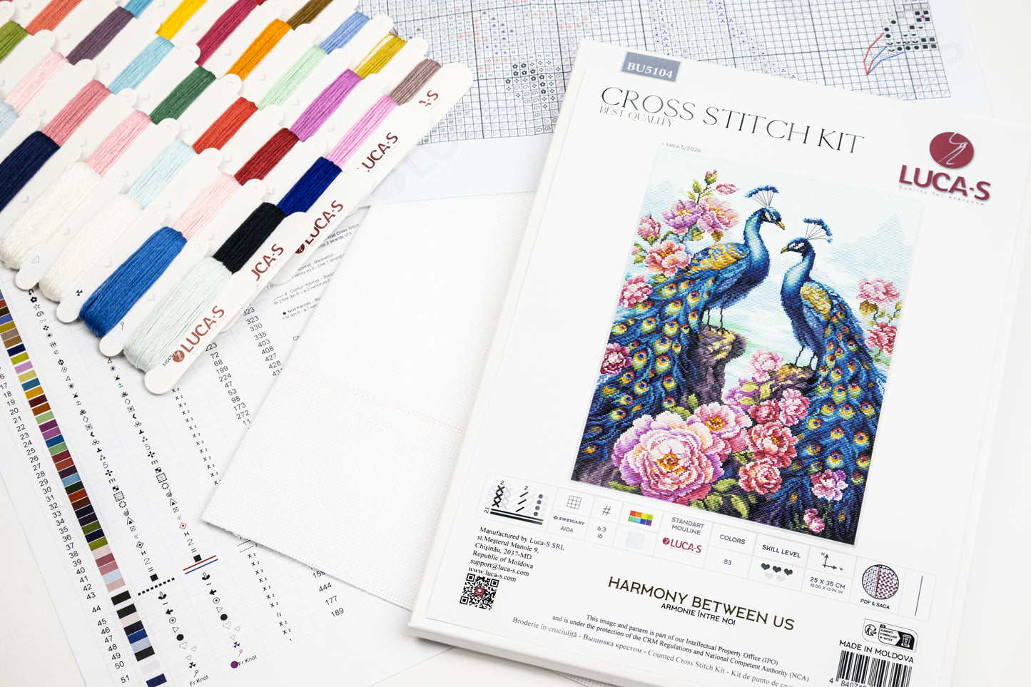 Cross Stitch Kit Luca-S - Harmony Between Us, BU5104