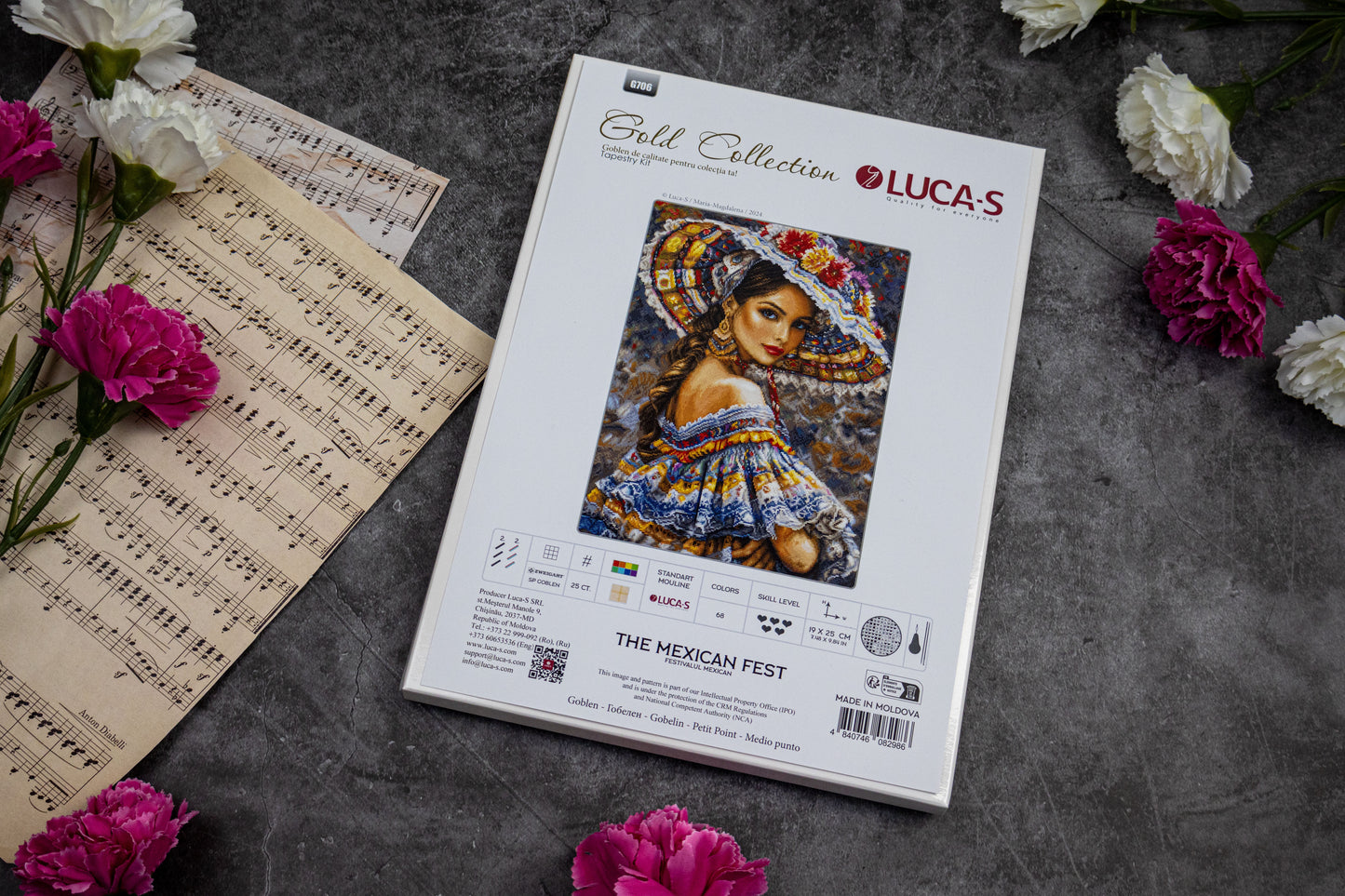 Petit Point Kit Luca-S GOLD - The Mexican Fest , G706