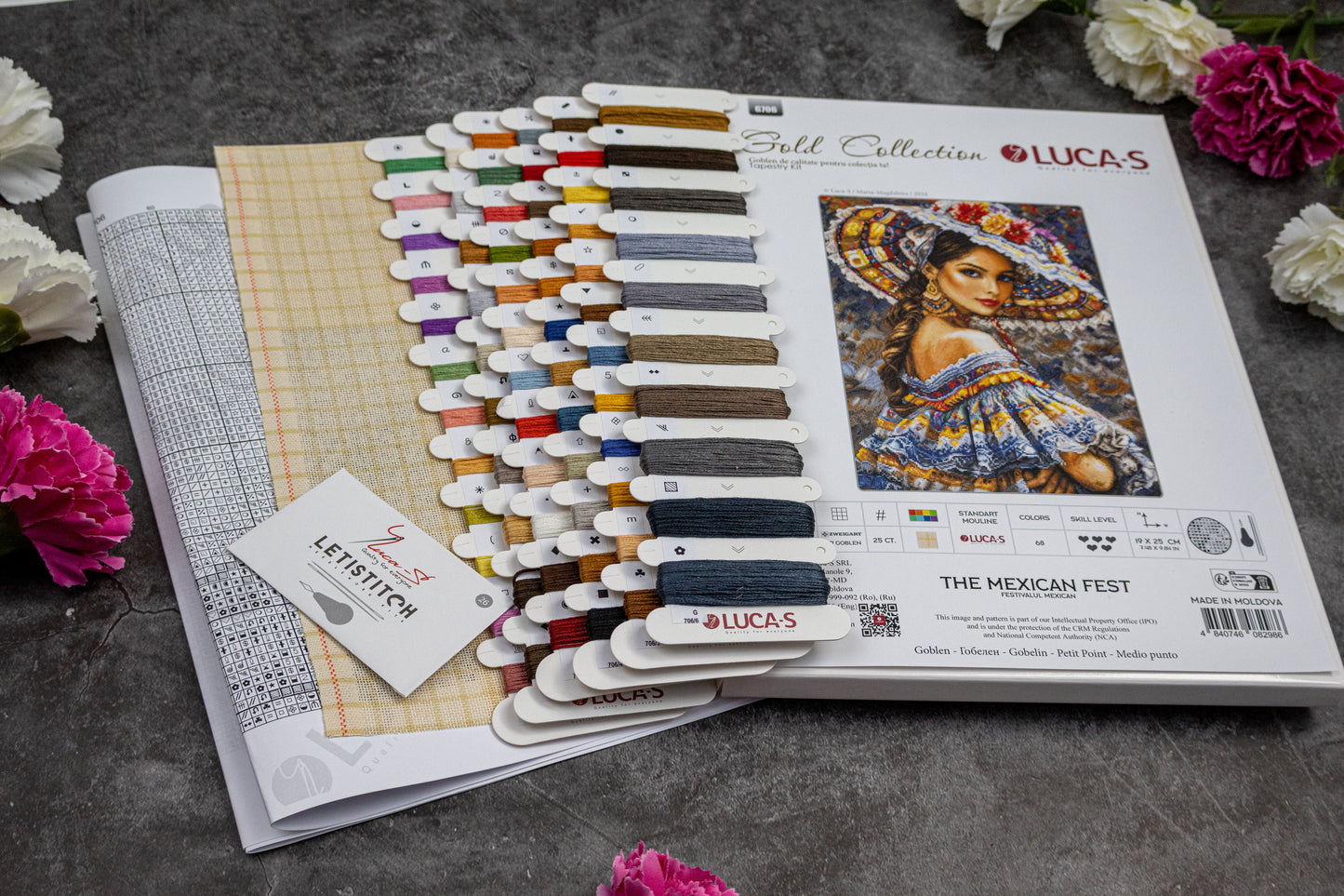 Petit Point Kit Luca-S GOLD - The Mexican Fest , G706