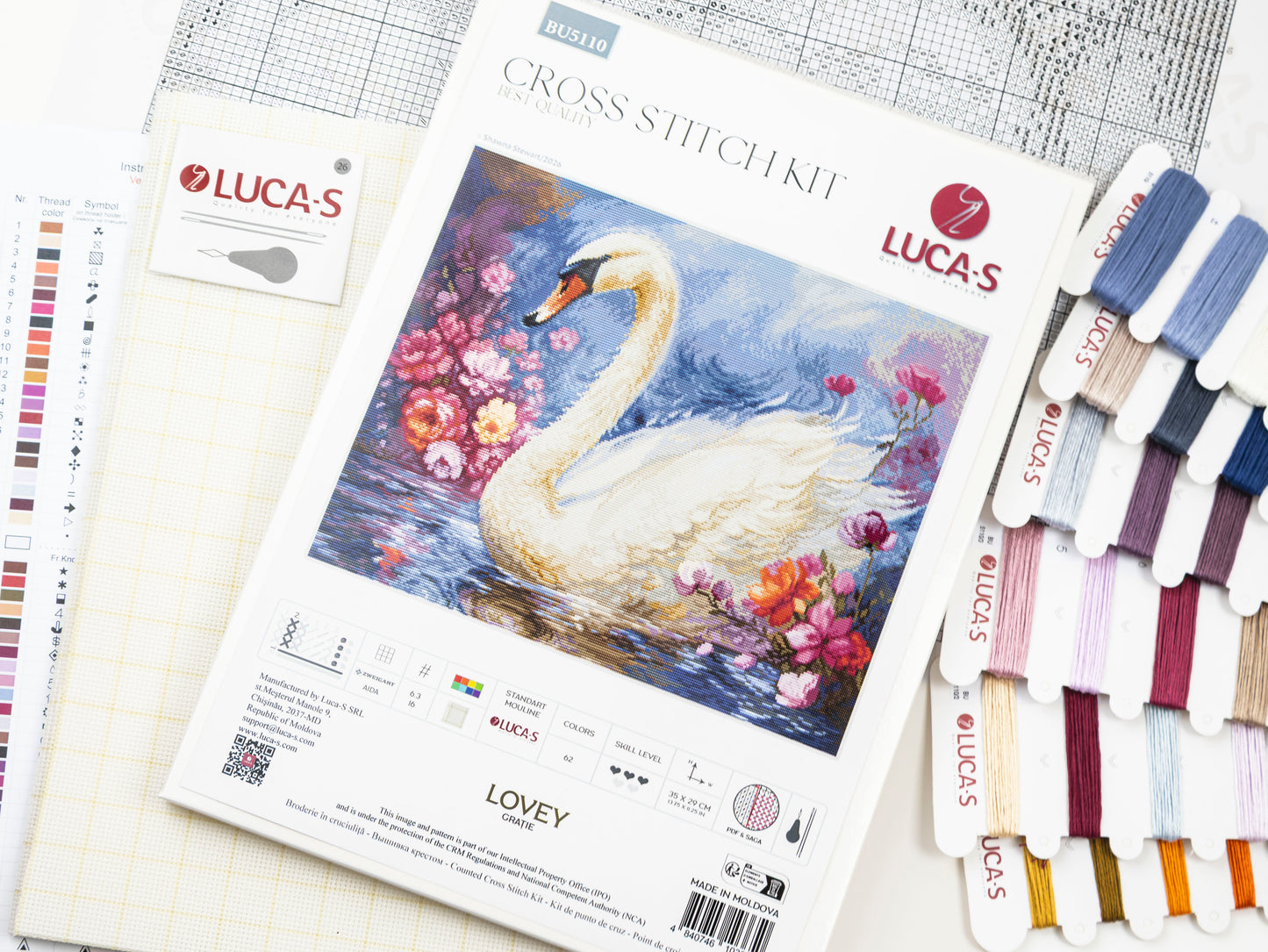 Cross Stitch Kit Luca-S - Lovey, BU5110