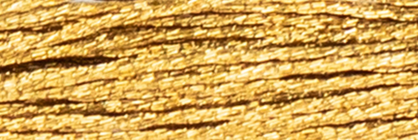 Box of 12 Metallized Embroidery Thread Luca-S - PURE GOLD