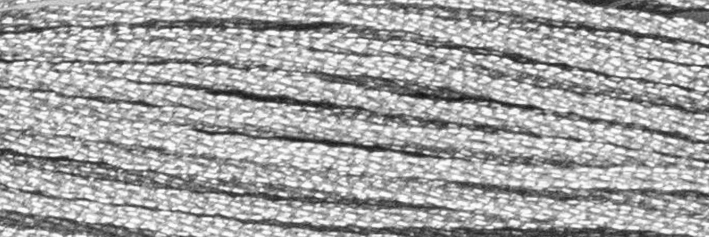 Box of 12 Metallized Embroidery Thread Luca-S - PURE SILVER