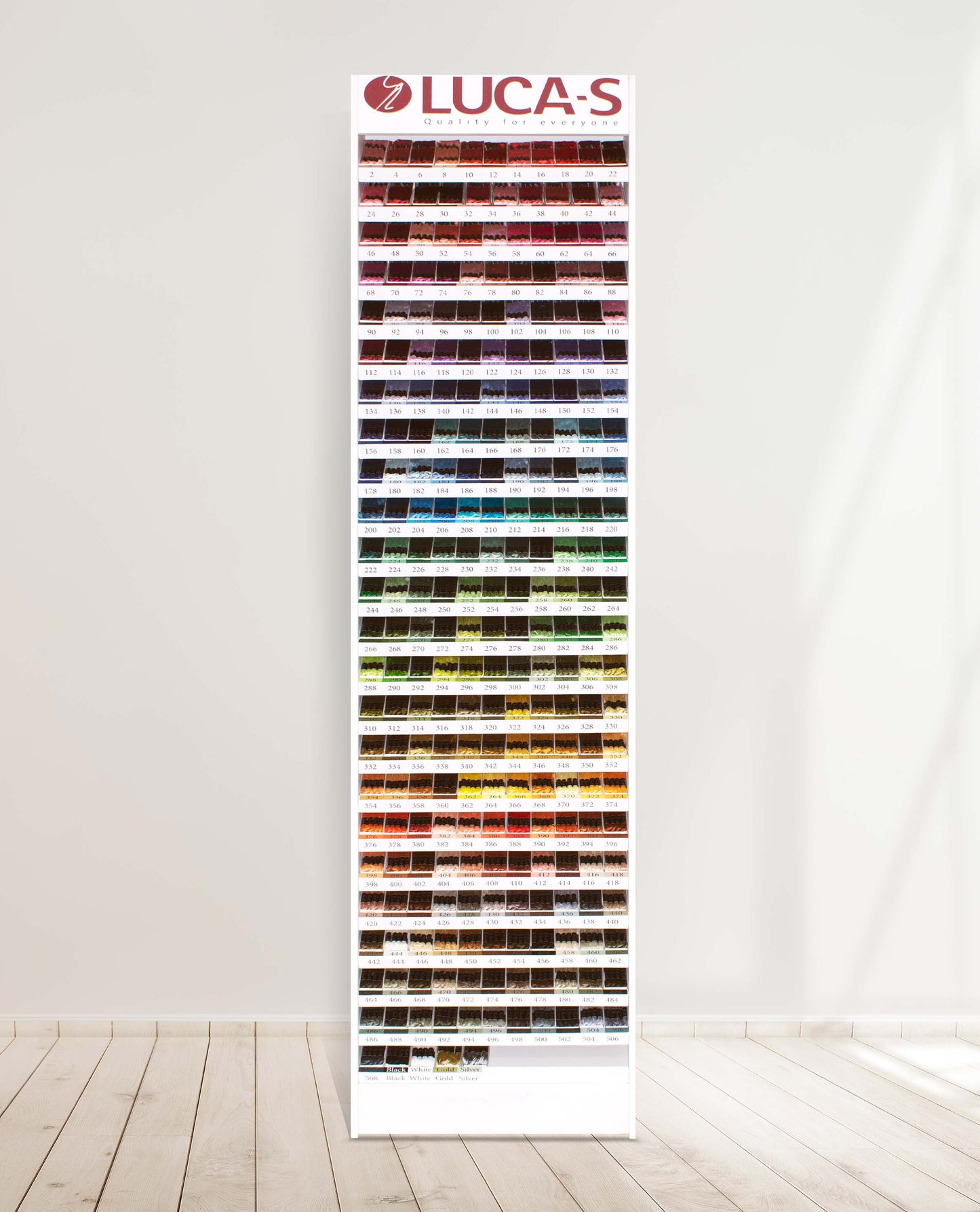 Cabinets and Stands - Wooden Stand with Luca-S Stranded Cotton - 2. Economy option