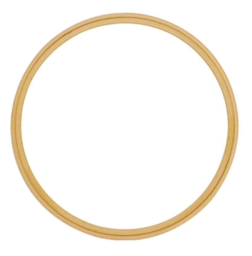 Embroidery Hoops - Screwless Wood Embroidery Display Hoops, Round Shape