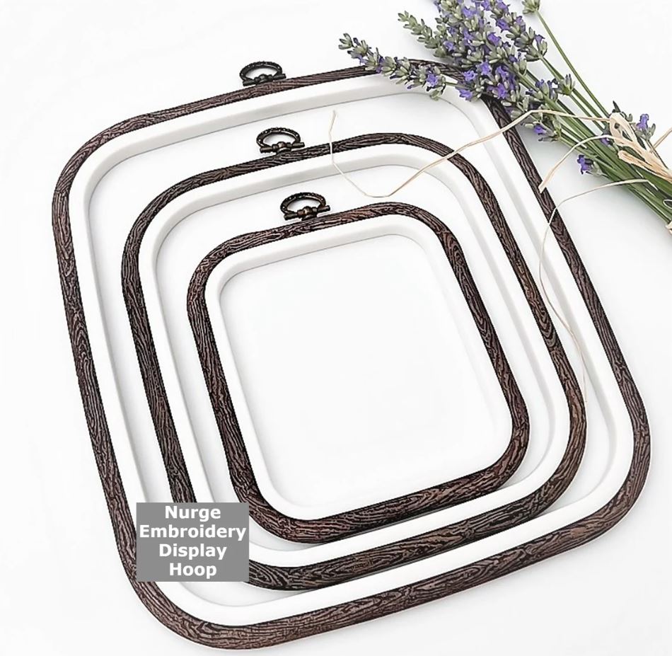 Embroidery Hoops - Nurge Flexi Hoops, Square
