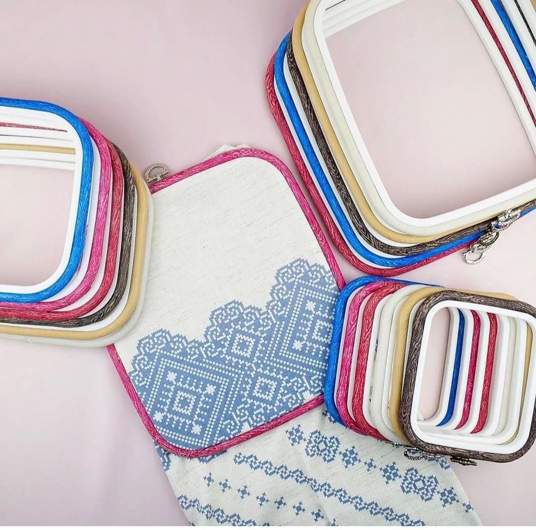Embroidery Hoops - Nurge Flexi Hoops, Square