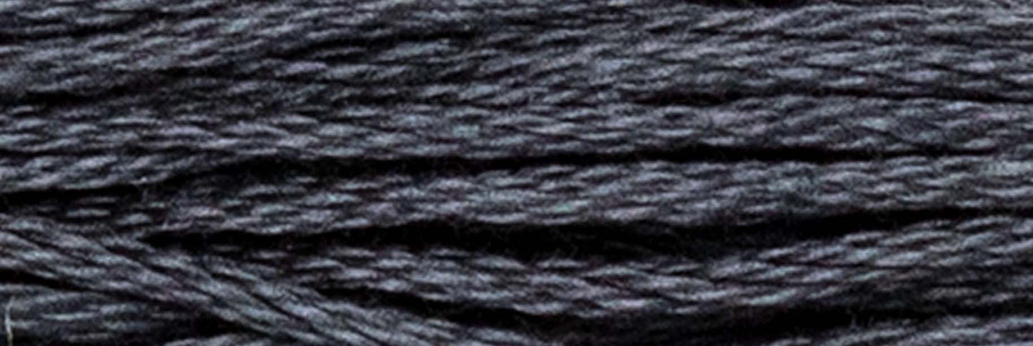 Box of 12 Stranded Cotton Luca-S - 502 / DMC 3799 / Anchor 236