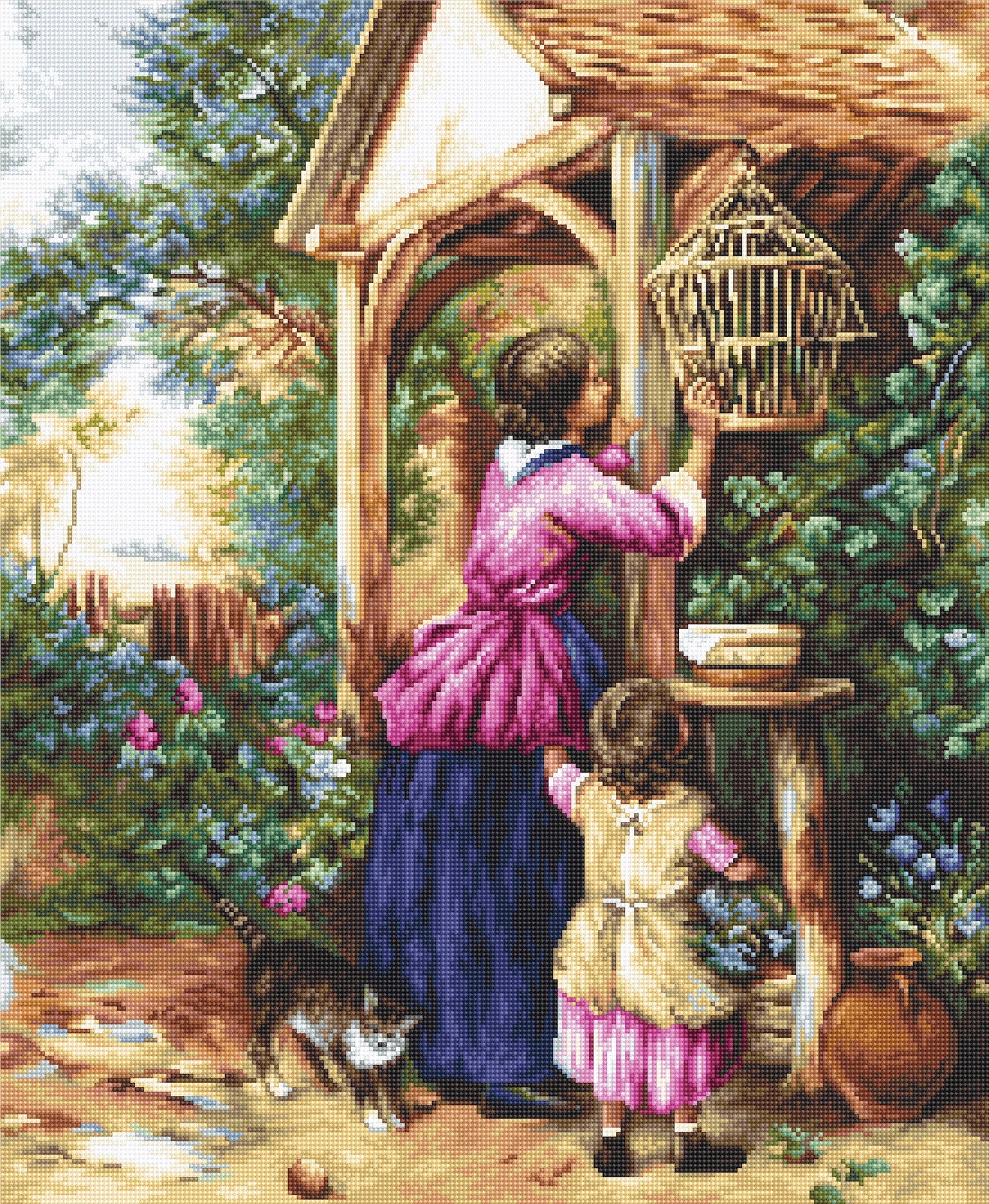 Комплект Petit Point Luca-S - Клетка для птиц G583