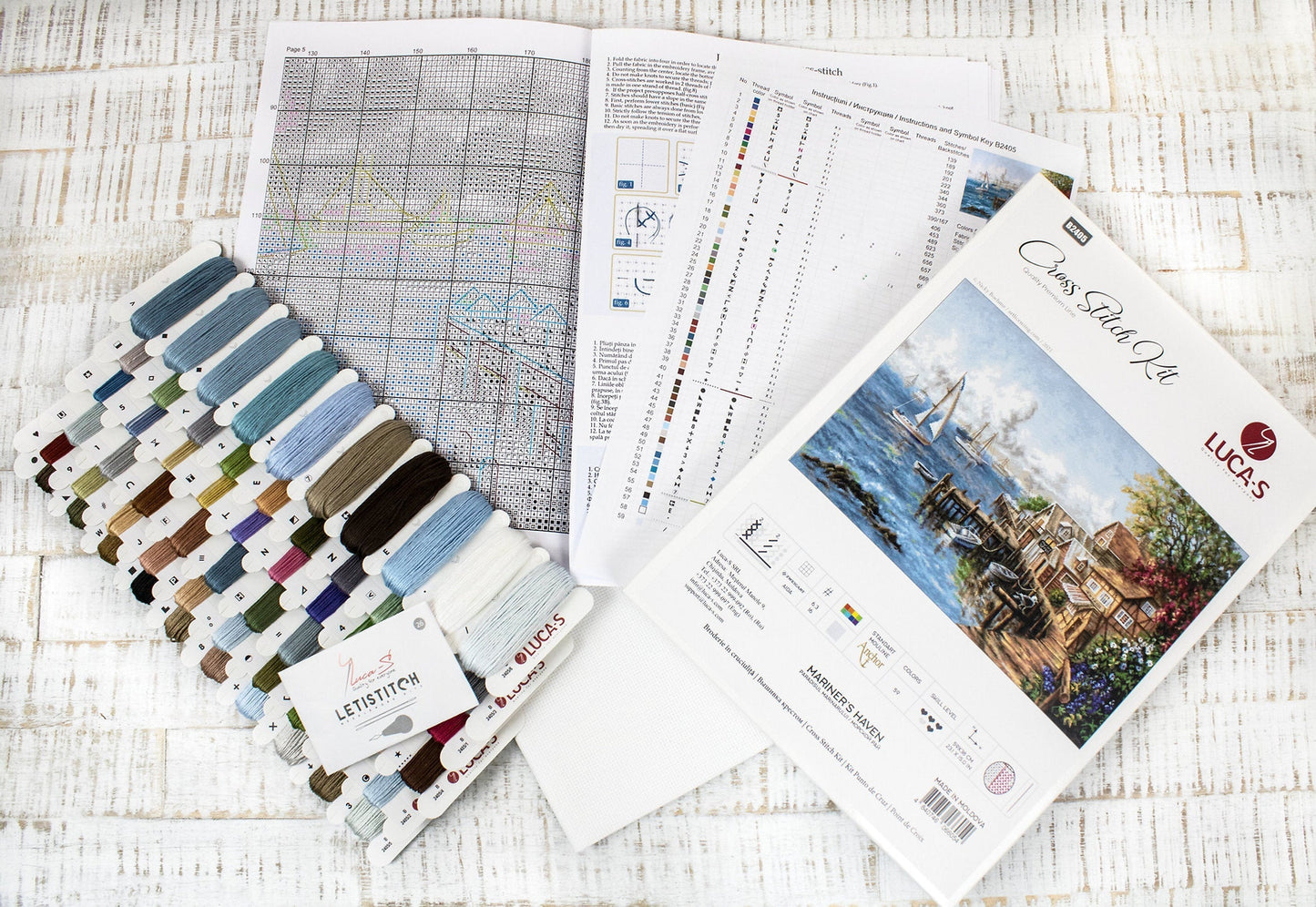 Cross Stitch Kit Luca-S - Mariner's Haven - HobbyJobby