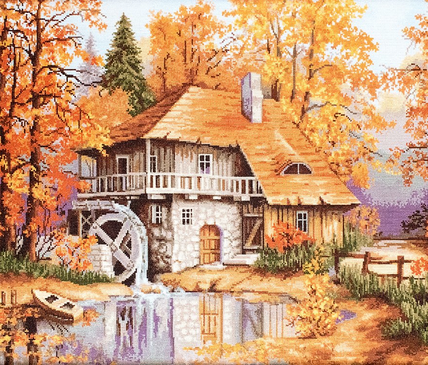 Petit Point Kit Luca-S - Autumn Landscape G481