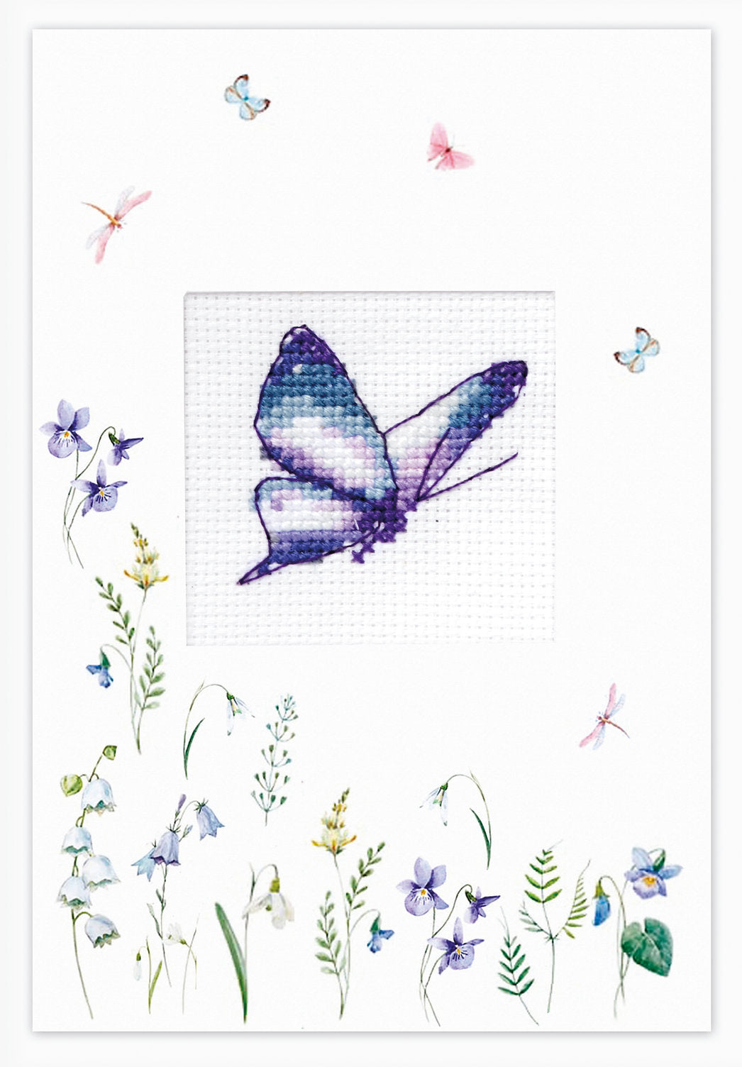 Cross Stitch Postcard Kit