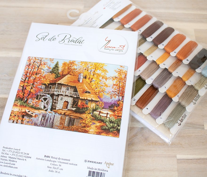 Petit Point Kit Luca-S - Autumn Landscape G481