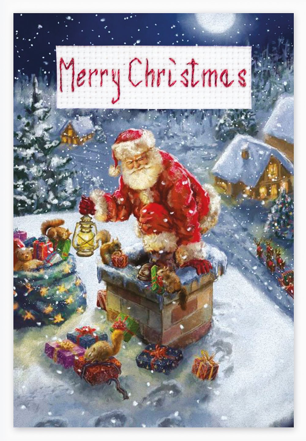 Cross Stitch Postcard Kit