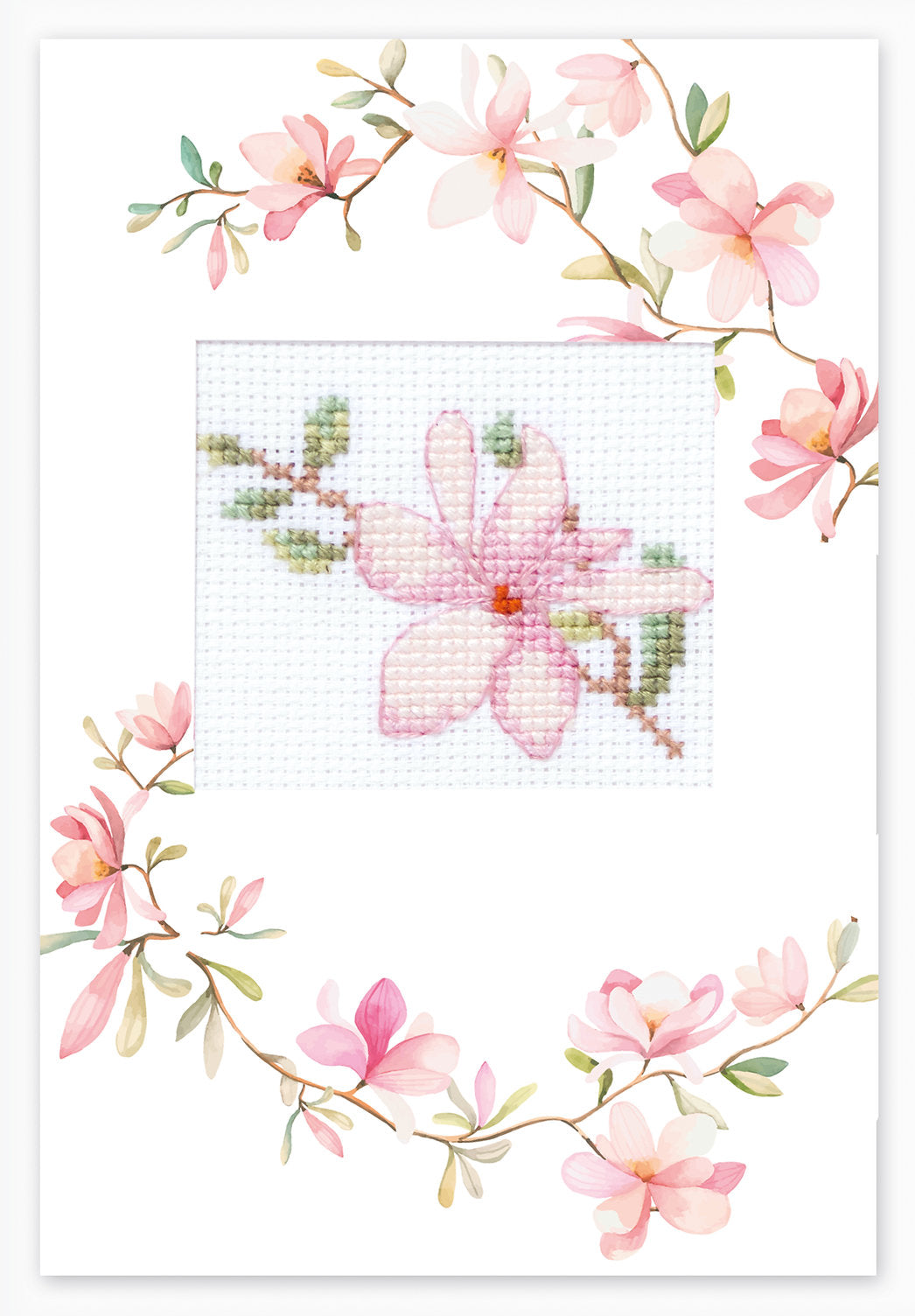 Cross Stitch Postcard Kit