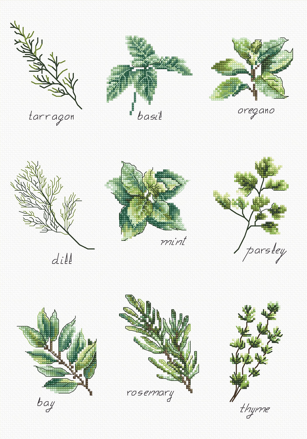 Cross Stitch kit Luca-S - Spices and Herbs, B2345