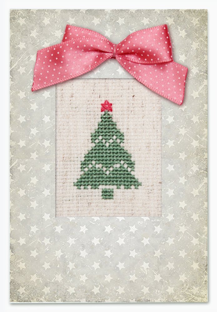 Cross Stitch Postcard Kit