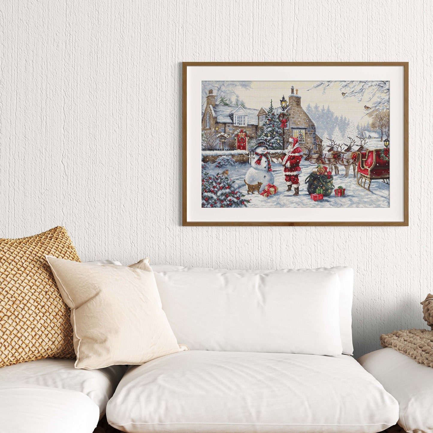 Cross Stitch Kit Luca-S - Santa's Cottage, BU5011