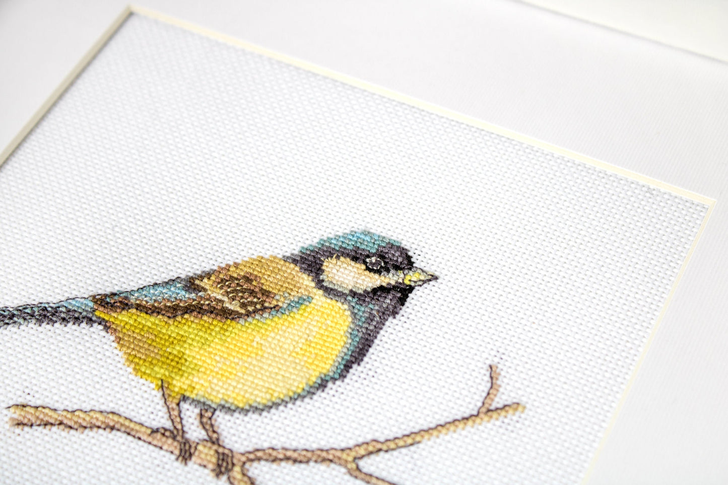 Cross Stitch Kit Luca-S - Great Tit, B1155