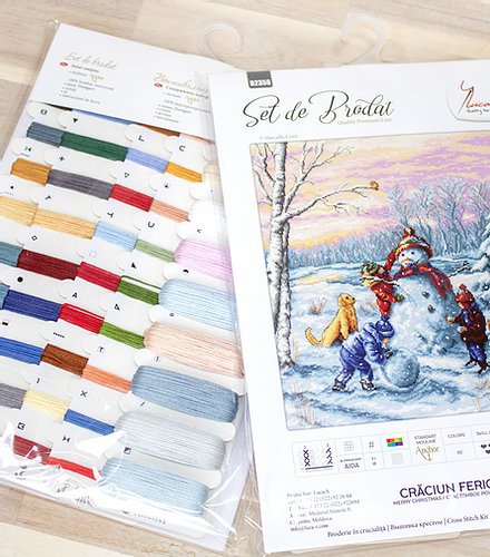 Cross Stitch Kit Luca-S - Merry Christmas, B2358