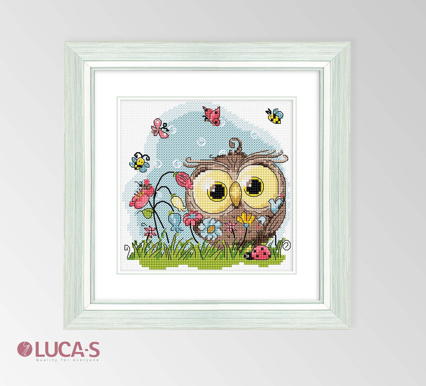 Cross Stitch Kit Luca-S - Happy Owl, B1401