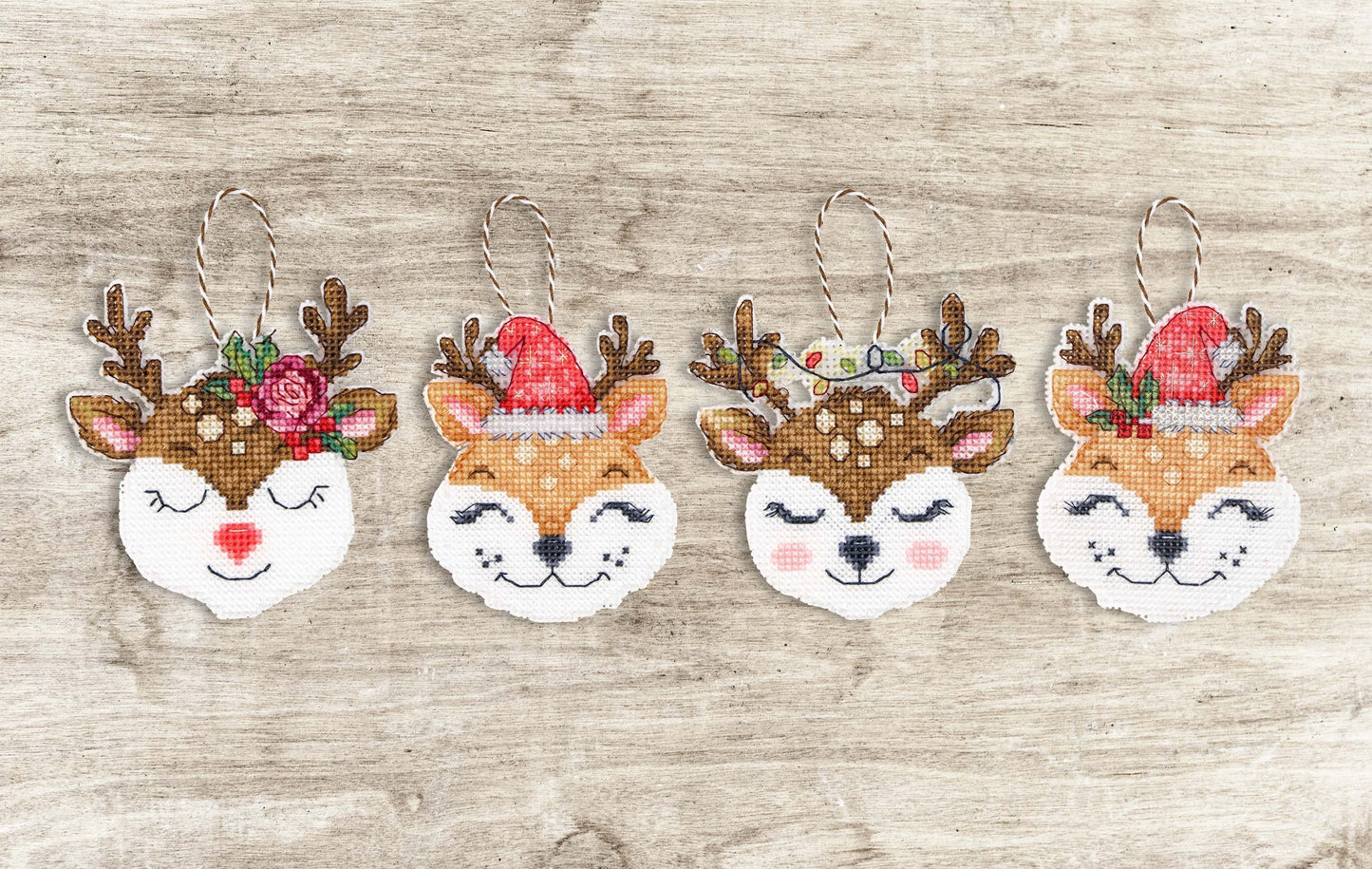 Toys Cross Stitch Kit Luca-S - Foxes and Deer JK032