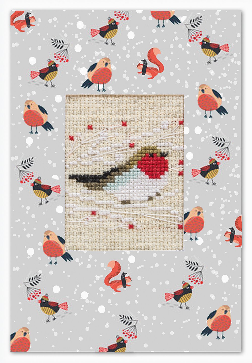 Cross Stitch Postcard Kit