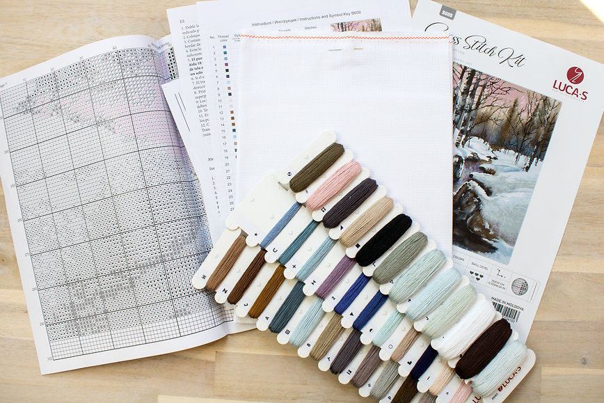 Cross Stitch Kit Luca-S - Winter - HobbyJobby