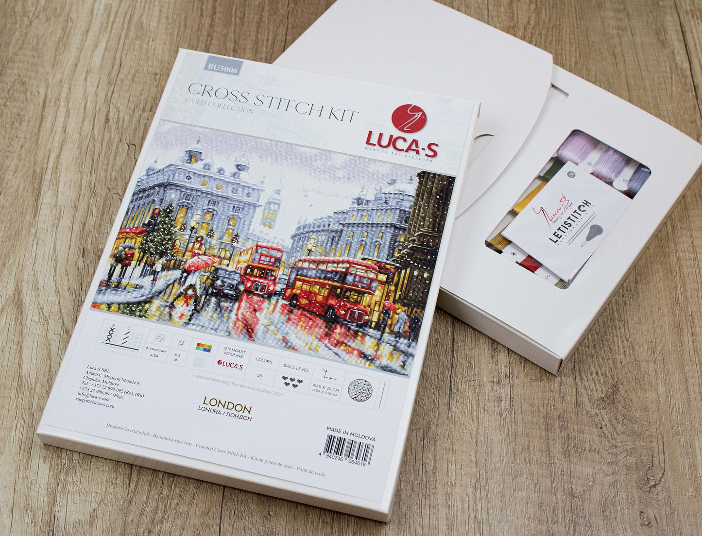 Cross Stitch Kit Luca-S - London, BU5006