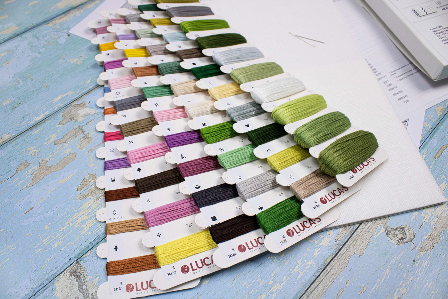 Cross Stitch Kit Luca-S GOLD - Cottage Garden, B2412