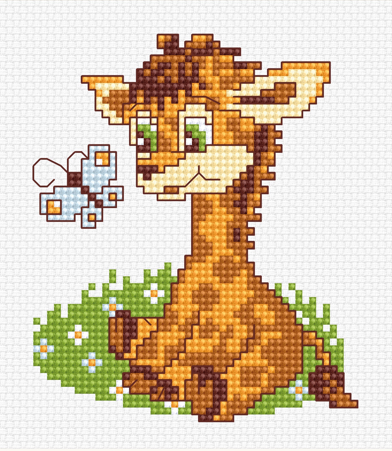 Cross Stitch Kit for Beginners - Kids Embroidery Kit B044