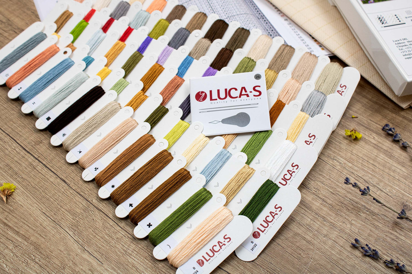 Набор для вышивки крестом Luca-S GOLD - Универсальный магазин бревенчатой хижины, B2413