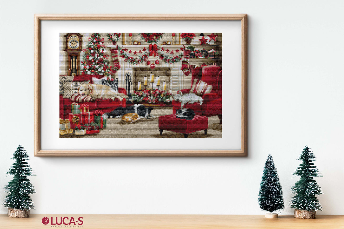 Набор для вышивки крестом Luca-S - Pets Interior, BU5013