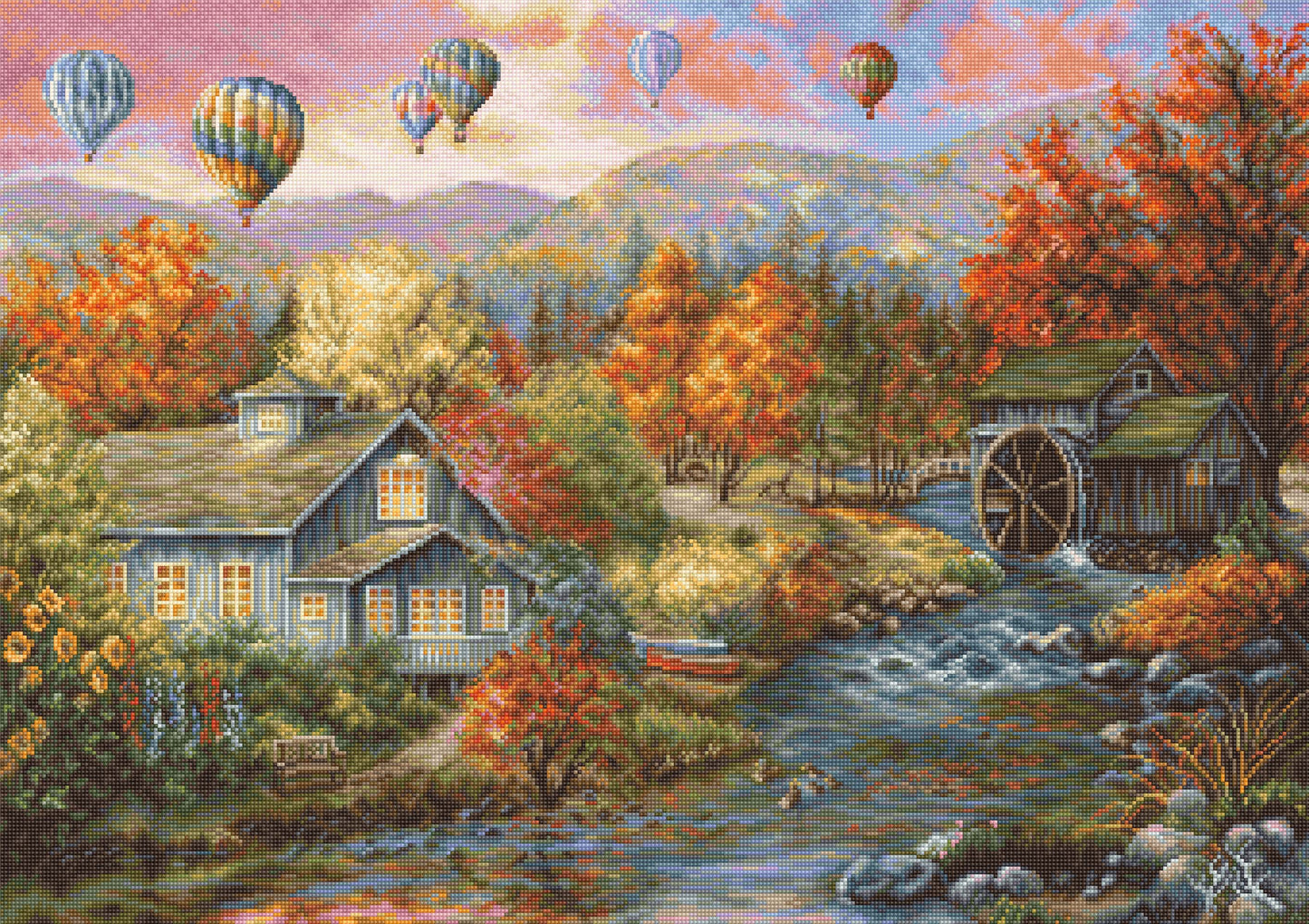 Комплект Petit Point Gold Luca-S - мельница Autumn Creek, G616