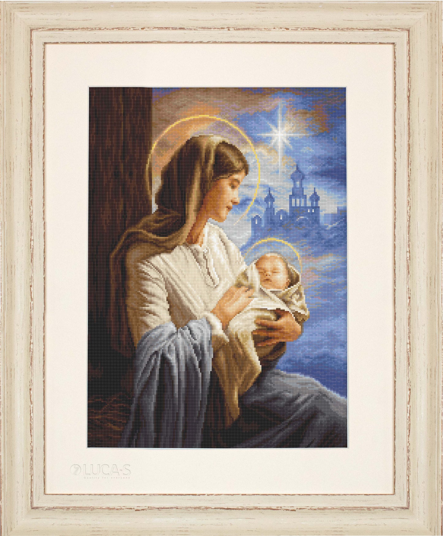 Набор Petit Point Luca-S - Святая Мария и младенец, коллекция GOLD, G617