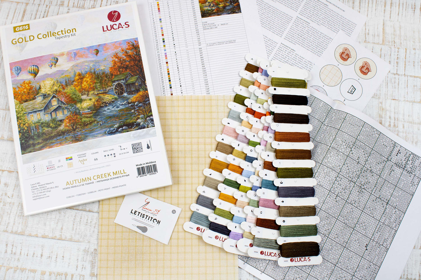 Комплект Petit Point Gold Luca-S - мельница Autumn Creek, G616